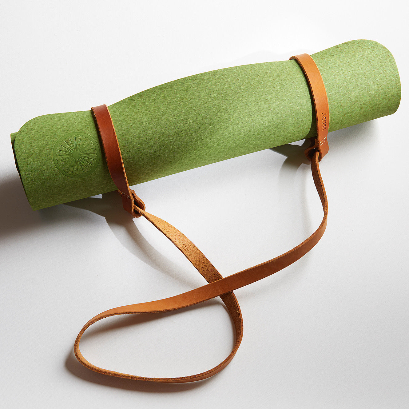 Yoga Mat Strap - Leather Yoga Mat Strap